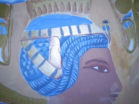 Tutanhamon trónja részlet